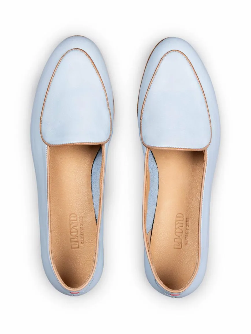 Lloyd Slipper*Damen Slipper blau uni