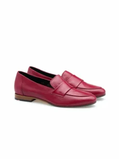 Lloyd Slipper*Damen Slipper rot uni