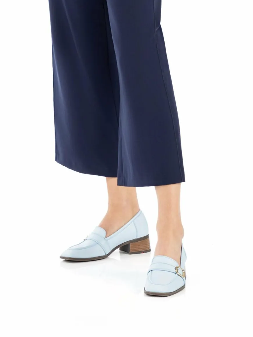 Lloyd Slipper*Damen Slipper blau uni