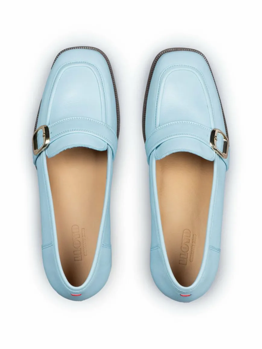 Lloyd Slipper*Damen Slipper blau uni