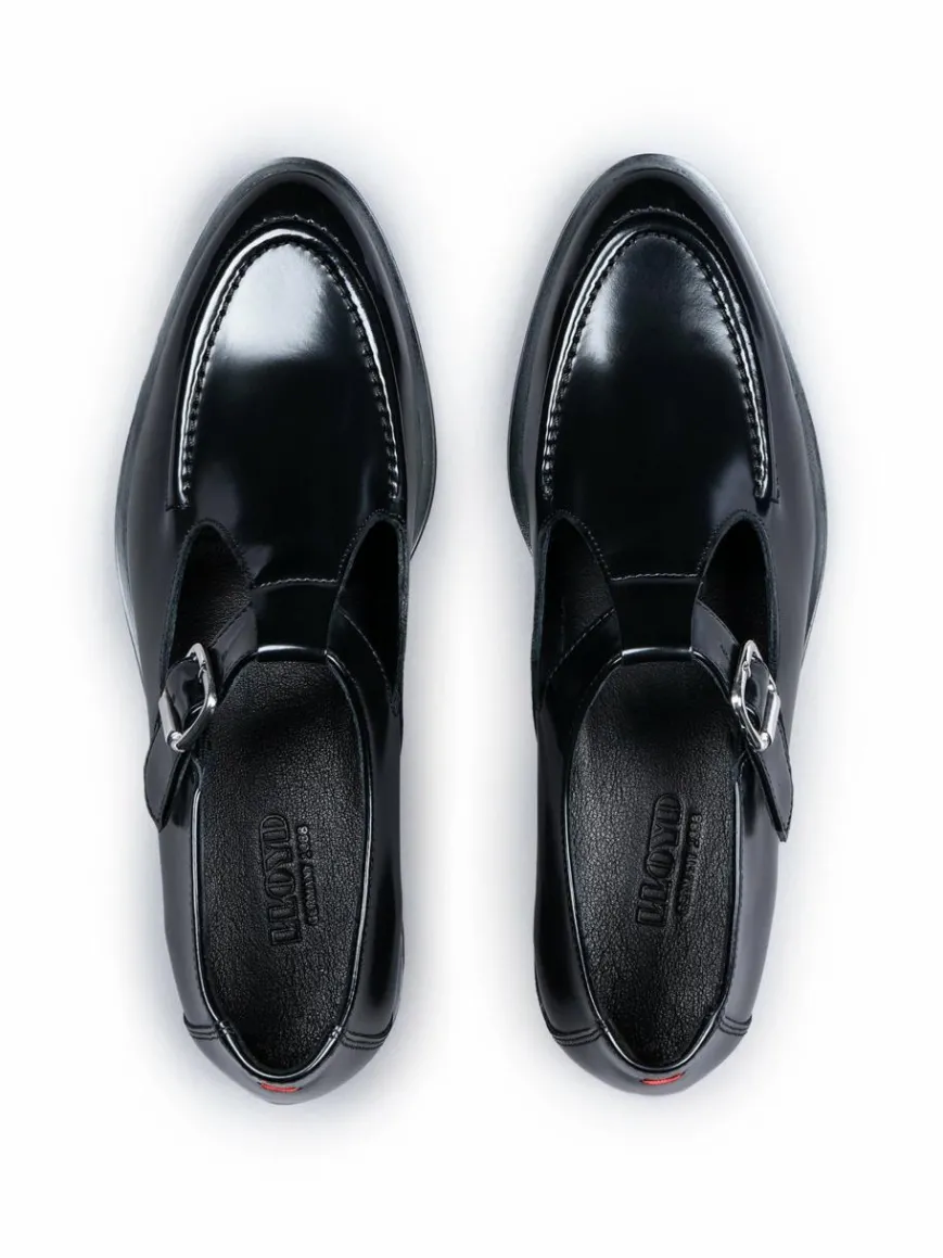 Lloyd Slipper*Damen Slipper schwarz uni