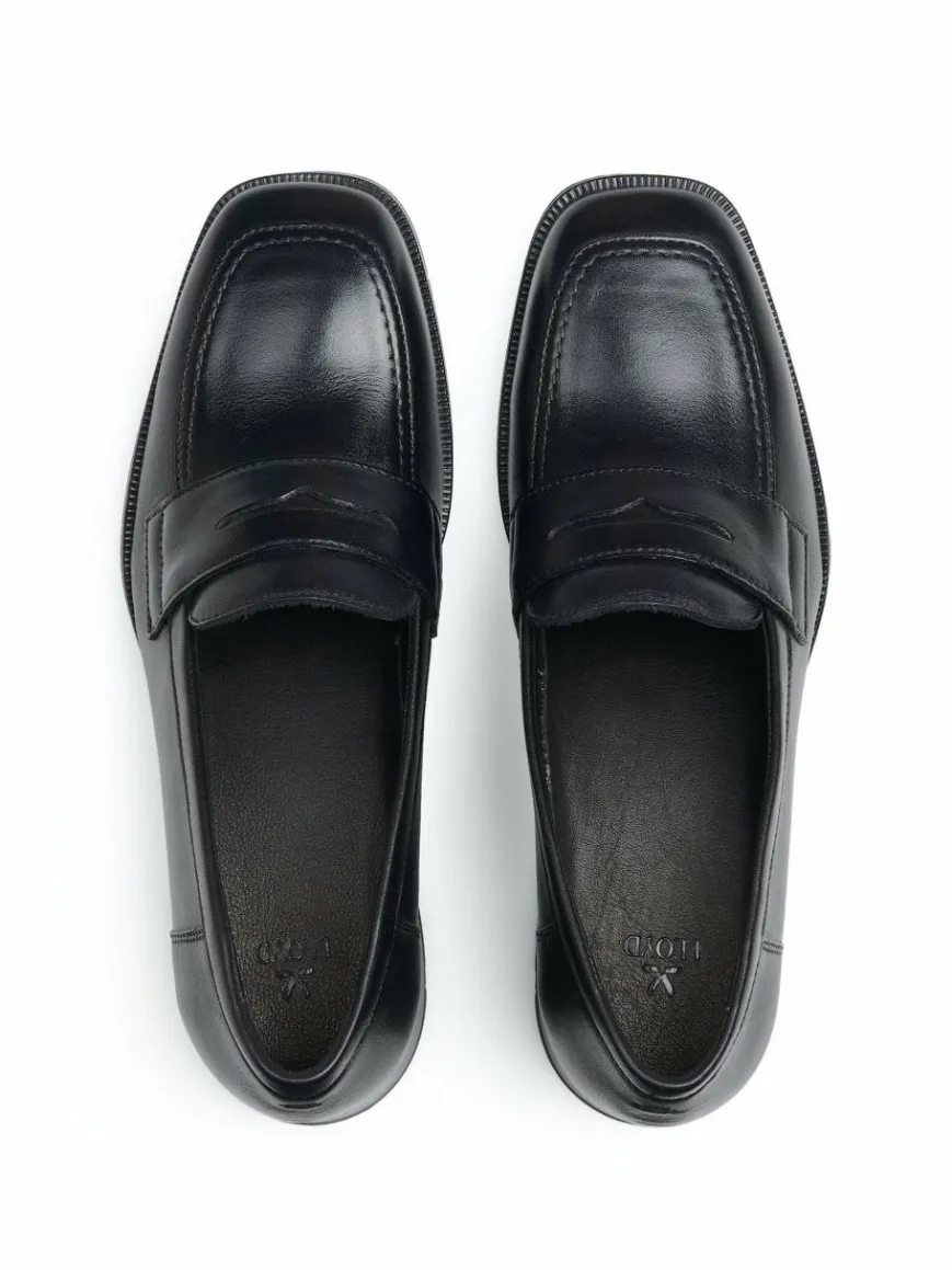 Lloyd Slipper*Damen Slipper schwarz uni