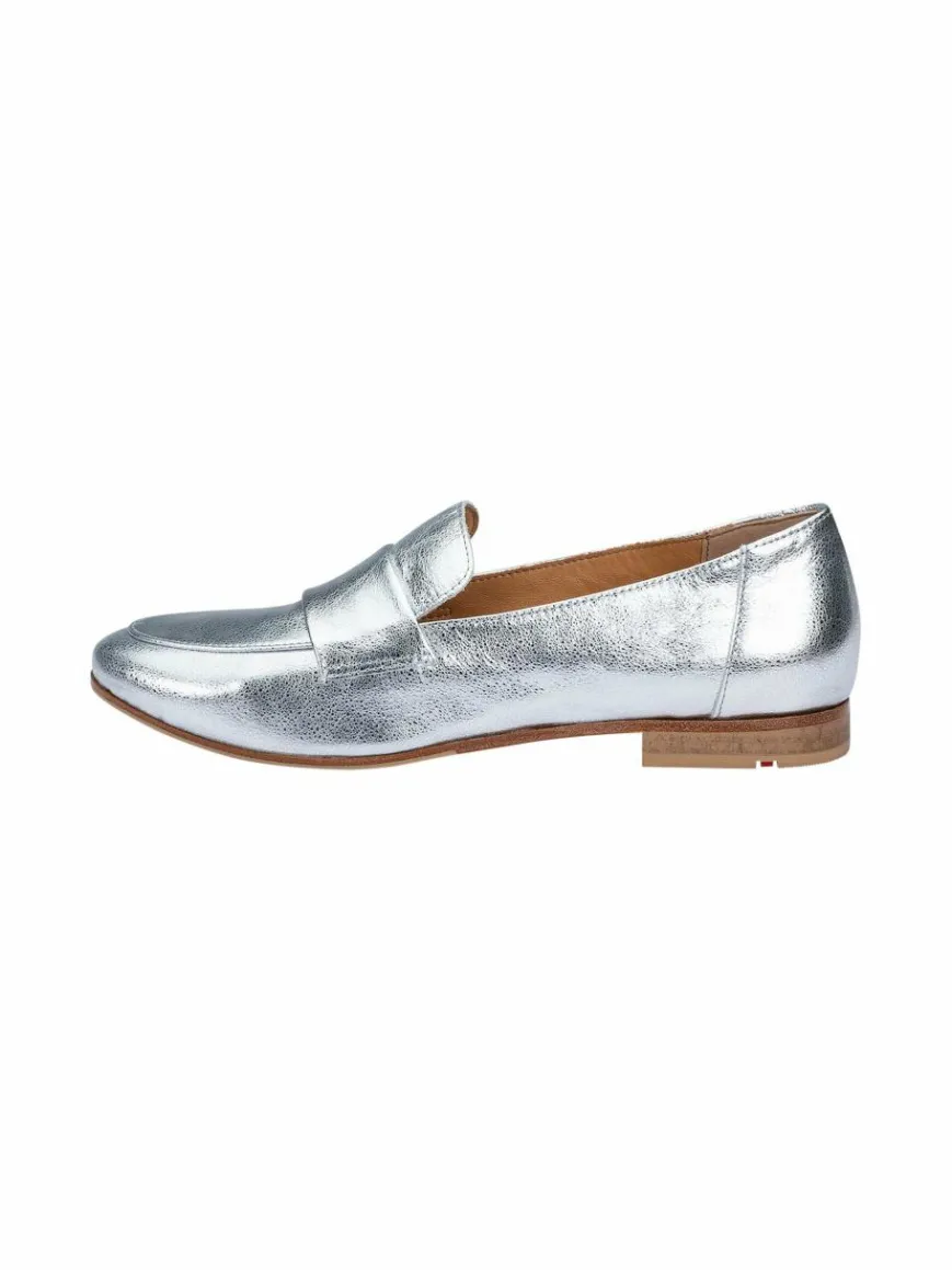 Lloyd Slipper*Damen Slipper silber uni