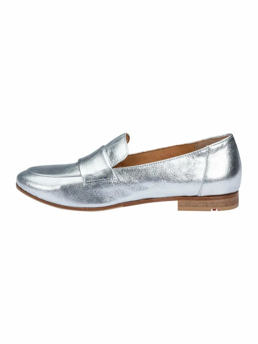 Lloyd Slipper*Damen Slipper silber uni