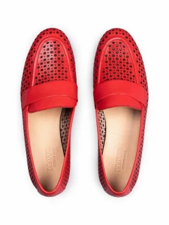 Lloyd Ballerinas*Damen Slipper rot uni