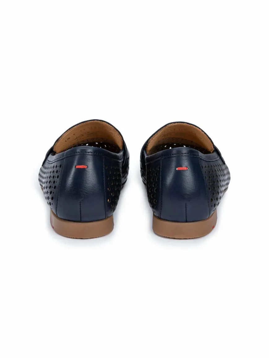 Lloyd Ballerinas*Damen Slipper blau uni