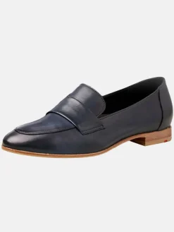 Lloyd Slipper*Damen Slipper blau uni