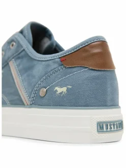 Mustang Sneaker*Damen Sneaker blau uni