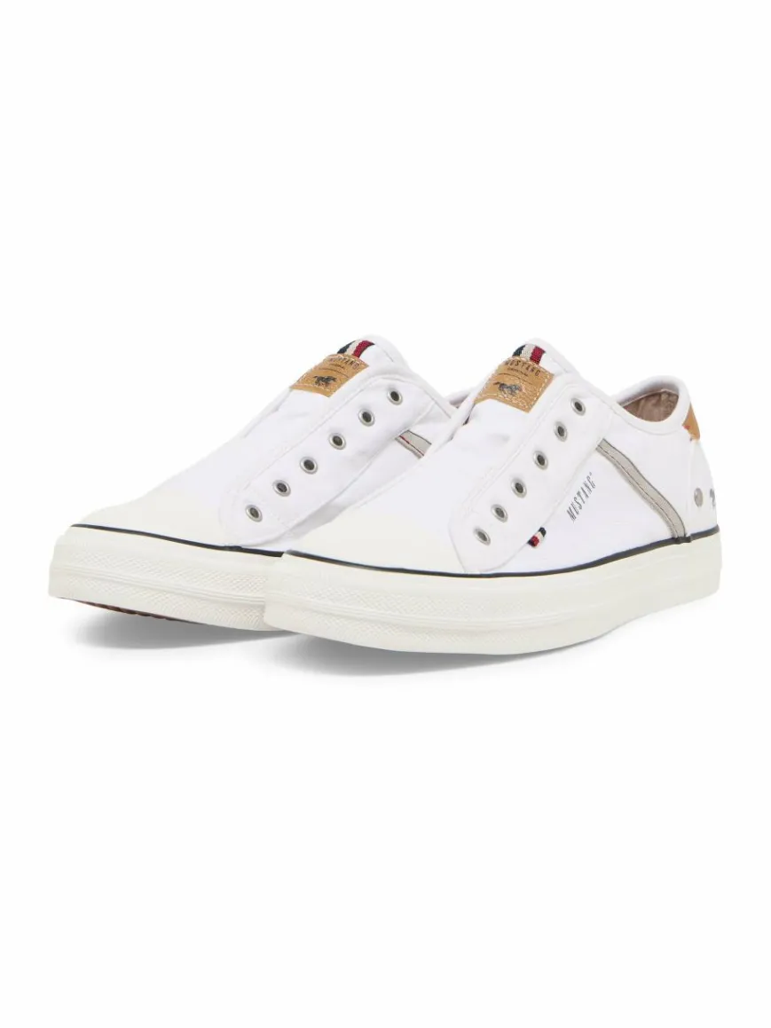 Mustang Sneaker*Damen Sneaker weiß uni