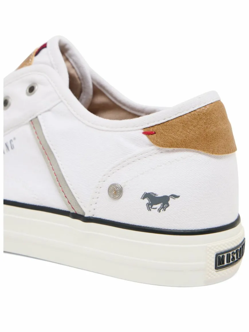 Mustang Sneaker*Damen Sneaker weiß uni