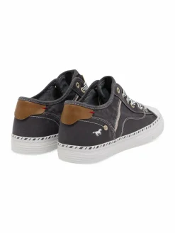 Mustang Sneaker*Damen Sneaker schwarz uni