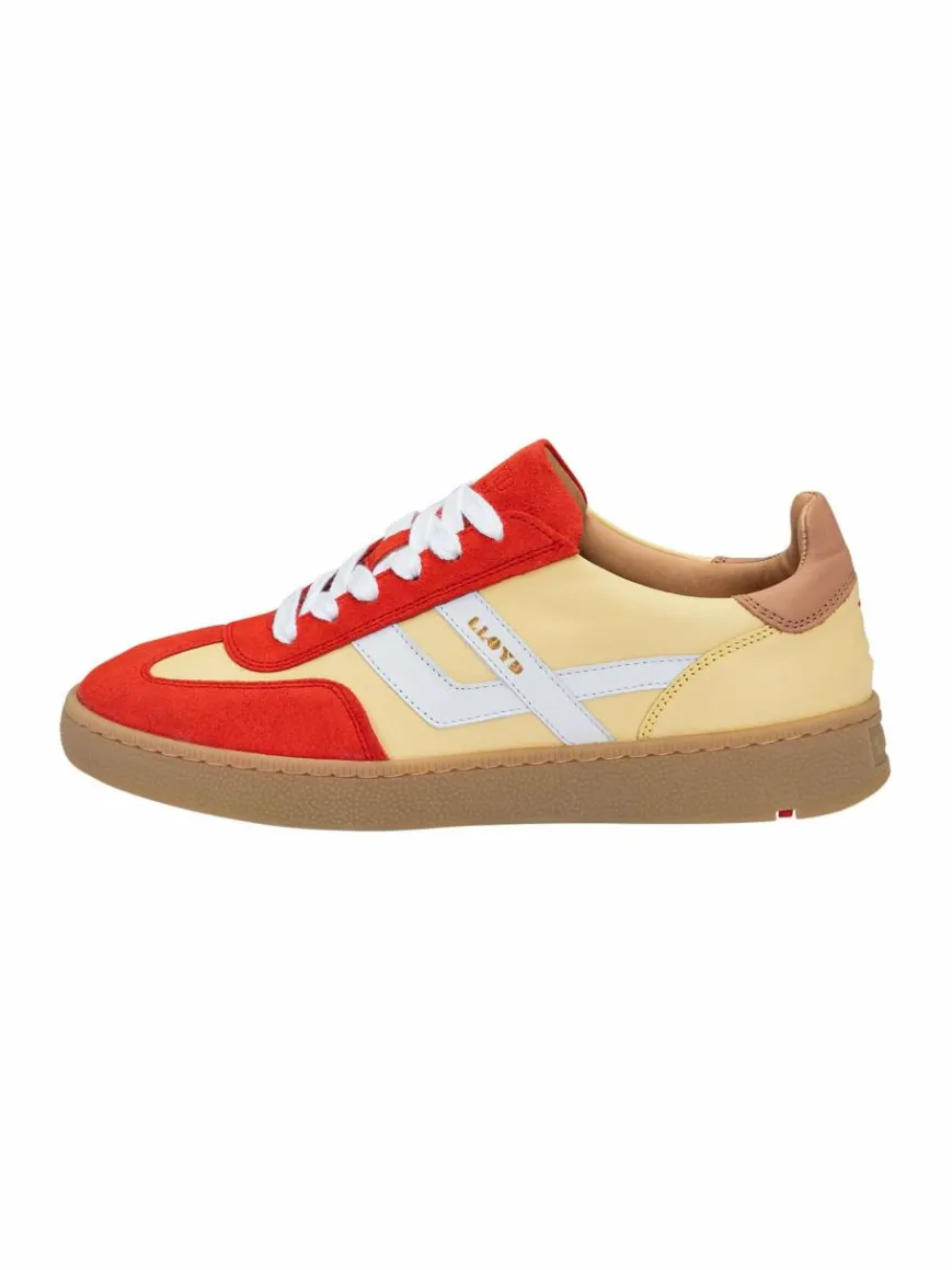 Lloyd Sneaker*Damen Sneaker gelb gemustert
