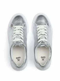 Lloyd Schnürschuhe*Damen Sneaker silber uni