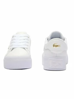 Lacoste Sneaker*Damen Sneaker weiß uni