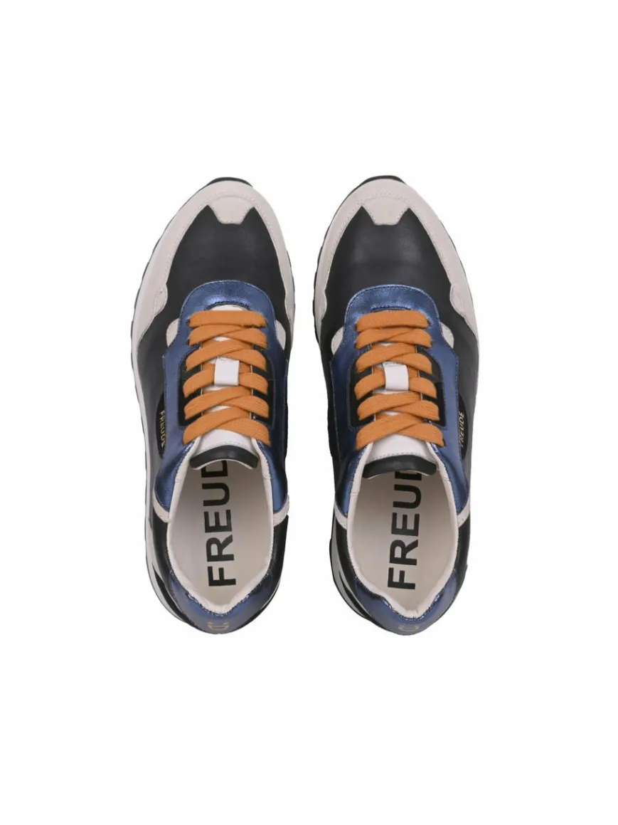 FREUDE Sneaker*Damen Sneaker - AGATA schwarz beige uni