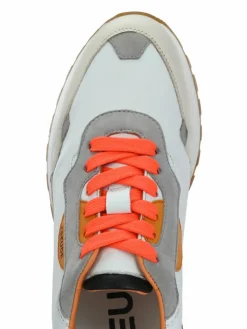 FREUDE Sneaker*Damen Sneaker - AGATA weiß orange uni