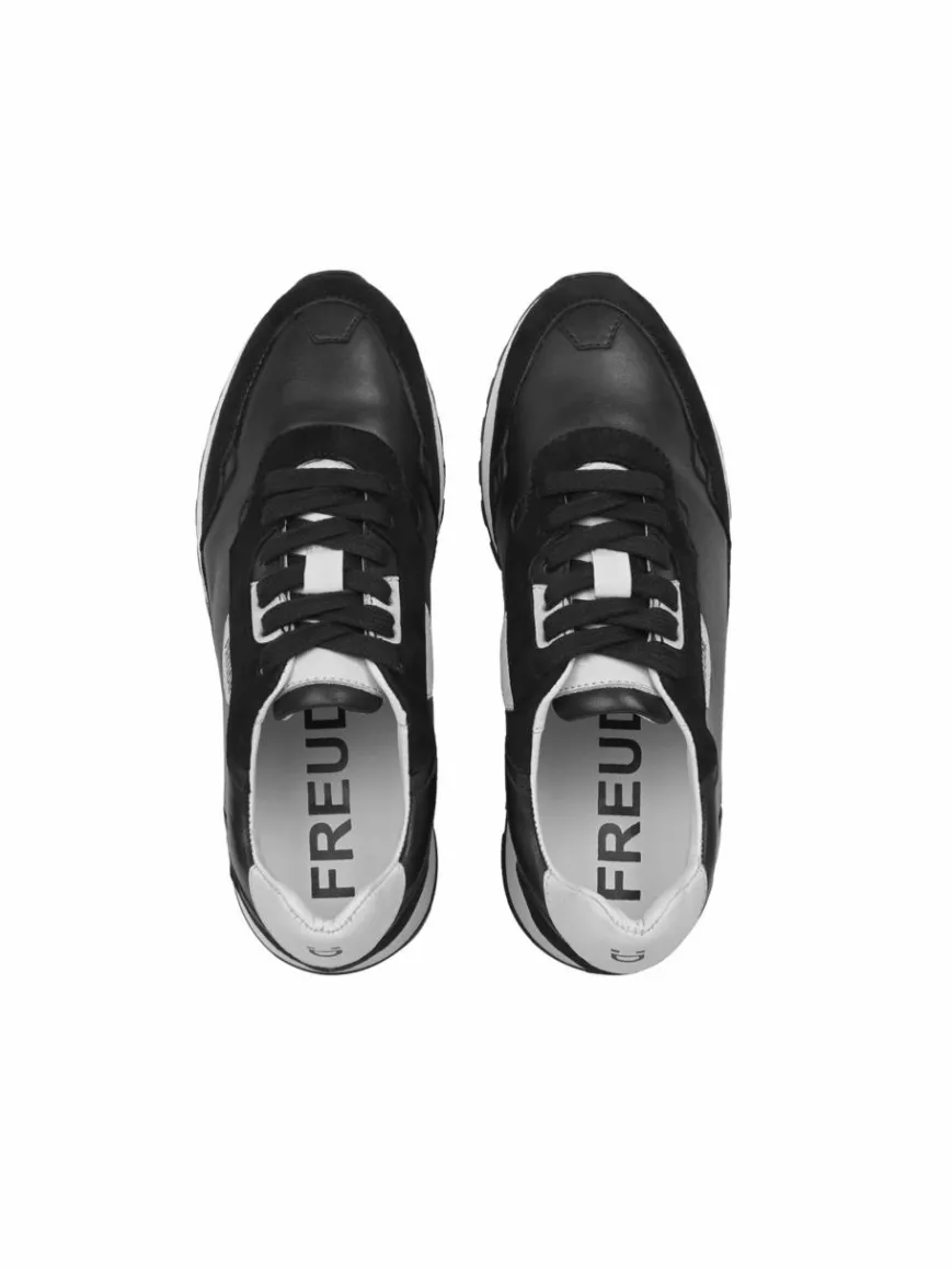 FREUDE Sneaker*Damen Sneaker - AGATA schwarz uni
