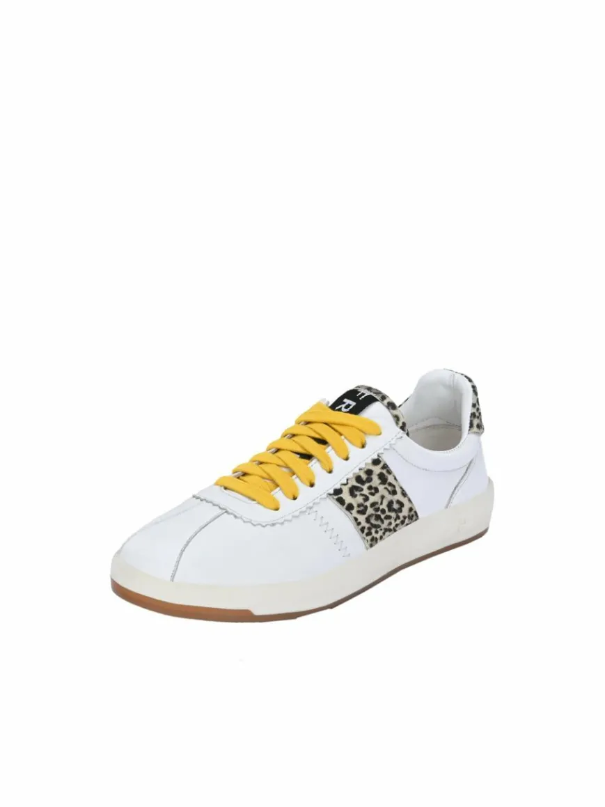 FREUDE Sneaker*Damen Sneaker - ARIELLE weiß braun uni