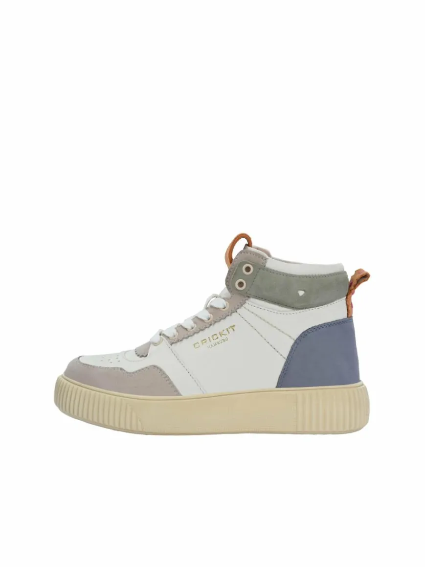 Crickit Sneaker*Damen Sneaker - MAHIRA taupe weiß uni