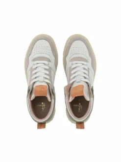 Crickit Sneaker*Damen Sneaker - MAHIRA taupe weiß uni