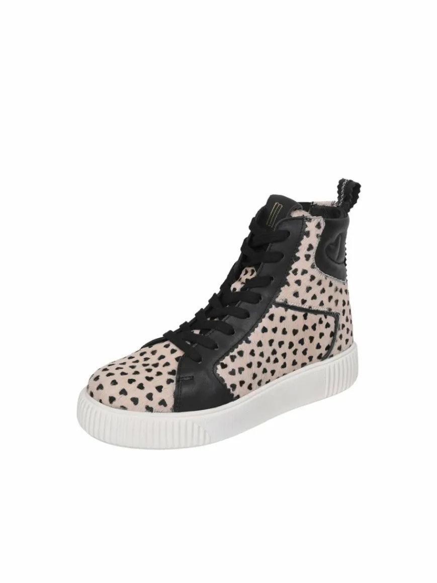 Crickit Sneaker*Damen Sneaker - NIMA schwarz bedruckt
