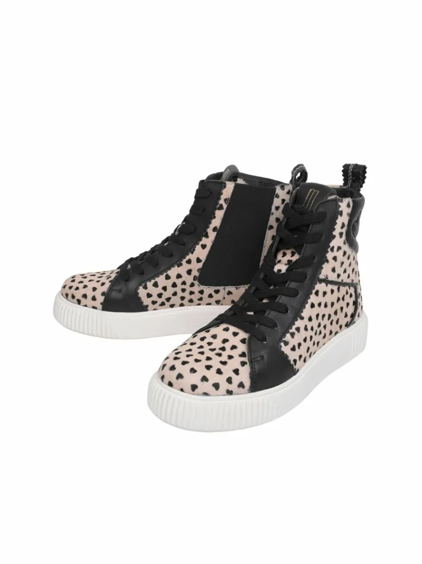 Crickit Sneaker*Damen Sneaker - NIMA schwarz bedruckt