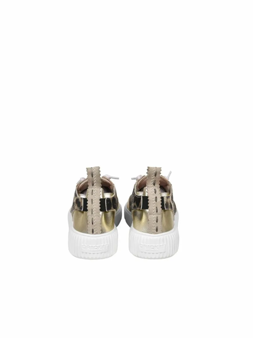 Crickit Sneaker*Damen Sneaker - OAKLI gold braun uni