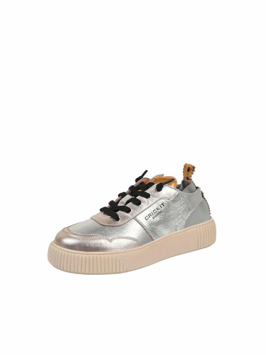 Crickit Sneaker*Damen Sneaker - OAKLI silber gold uni