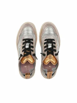 Crickit Sneaker*Damen Sneaker - OAKLI silber gold uni