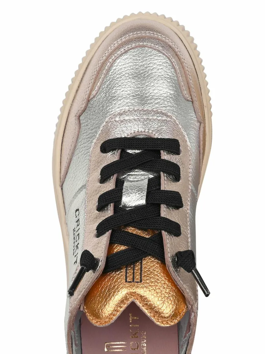 Crickit Sneaker*Damen Sneaker - OAKLI silber gold uni