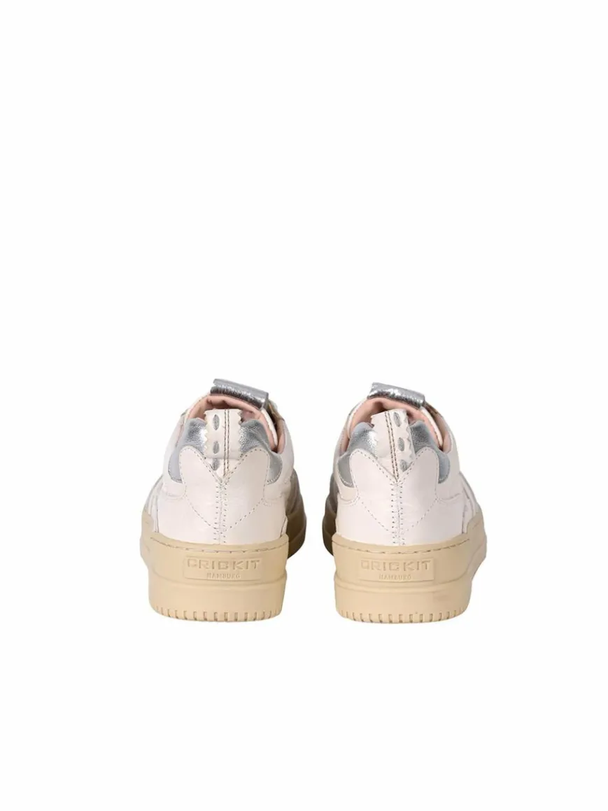 Crickit Sneaker*Damen Sneaker - OLINDA weiß silber uni