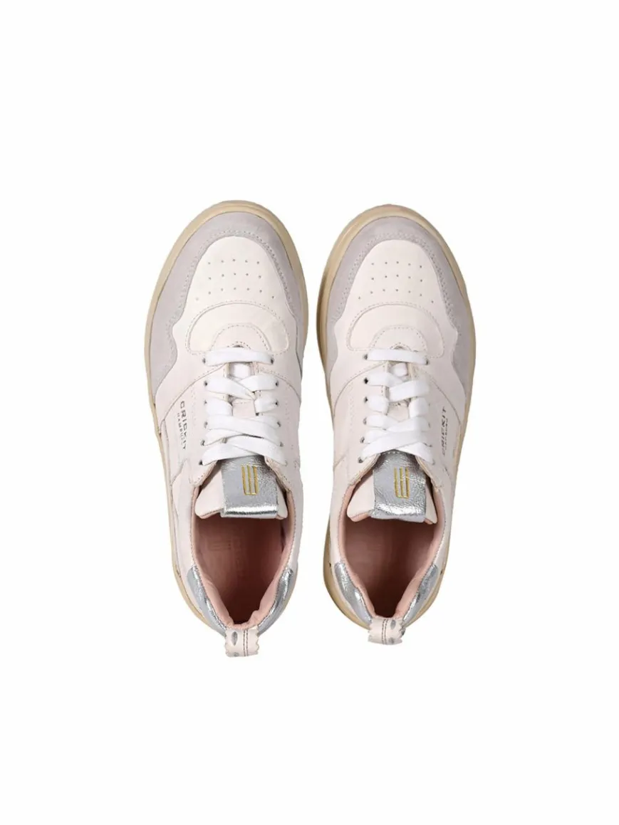 Crickit Sneaker*Damen Sneaker - OLINDA weiß silber uni
