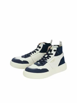 Crickit Sneaker*Damen Sneaker - OLISA weiß blau bedruckt