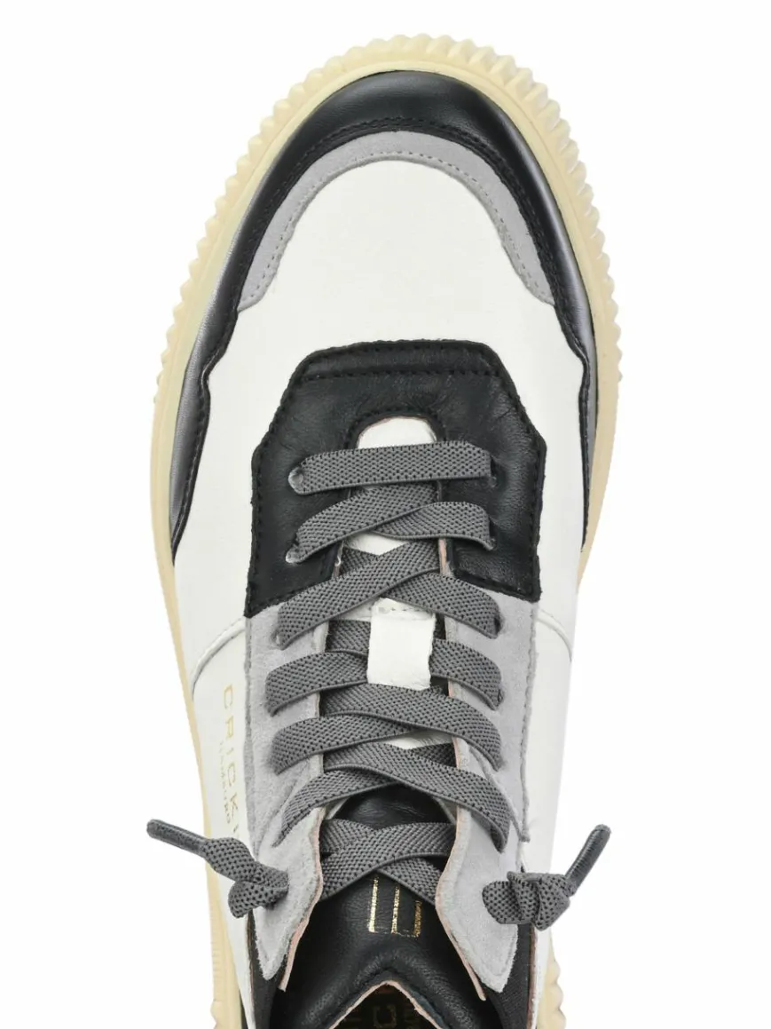 Crickit Sneaker*Damen Sneaker - OLISA weiß schwarz bedruckt