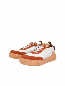 Crickit Sneaker*Damen Sneaker - PARIA weiß braun uni