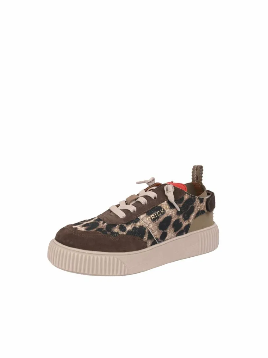 Crickit Sneaker*Damen Sneaker - PARIA braun bedruckt