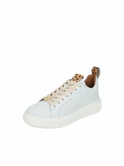 Crickit Sneaker*Damen Sneaker - PEACHES weiß braun bedruckt