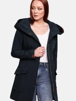 Marikoo Jacken & Westen*Damen Softshellmantel - Mayleen blau uni