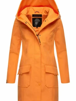Marikoo Jacken & Westen*Damen Softshellmantel - Mayleen aprikot uni