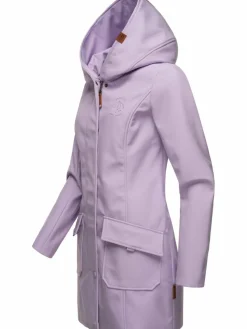Marikoo Jacken & Westen*Damen Softshellmantel - Mayleen lila uni