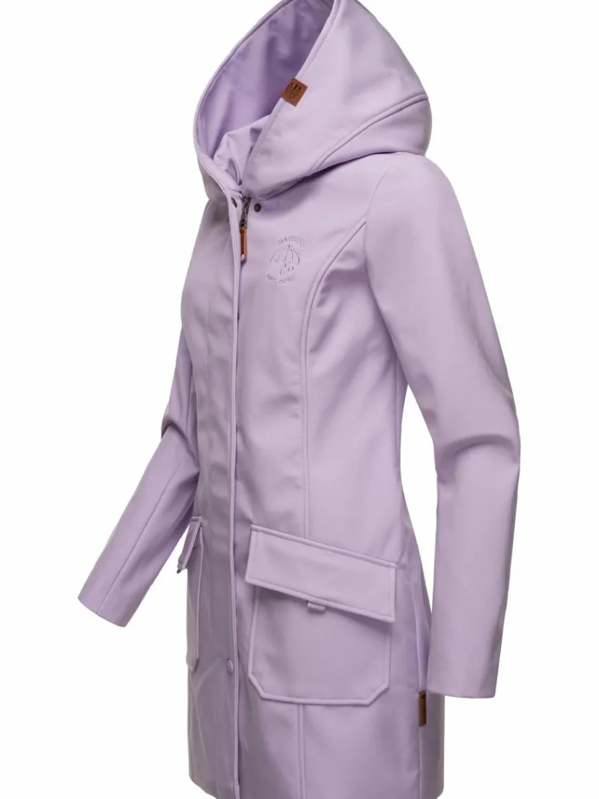 Marikoo Jacken & Westen*Damen Softshellmantel - Mayleen lila uni