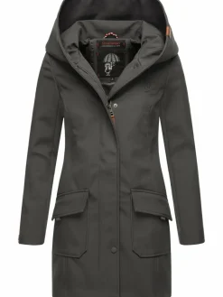 Marikoo Jacken & Westen*Damen Softshellmantel - Mayleen anthrazit uni