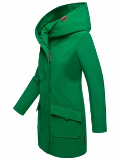 Marikoo Jacken & Westen*Damen Softshellmantel - Mayleen grün uni