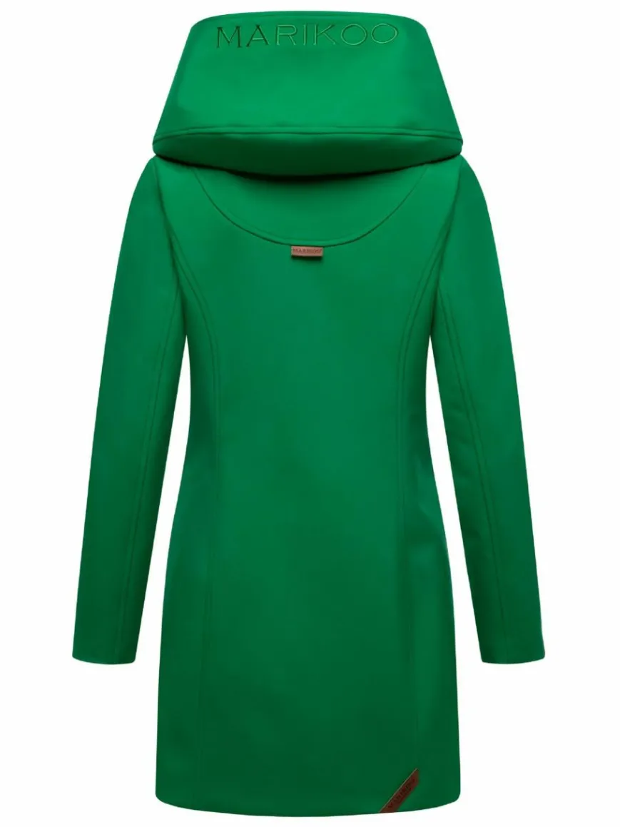 Marikoo Jacken & Westen*Damen Softshellmantel - Mayleen grün uni