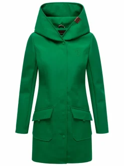 Marikoo Jacken & Westen*Damen Softshellmantel - Mayleen grün uni