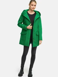 Marikoo Jacken & Westen*Damen Softshellmantel - Mayleen grün uni