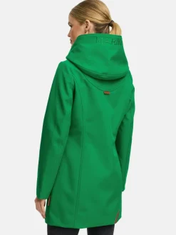 Marikoo Jacken & Westen*Damen Softshellmantel - Mayleen grün uni