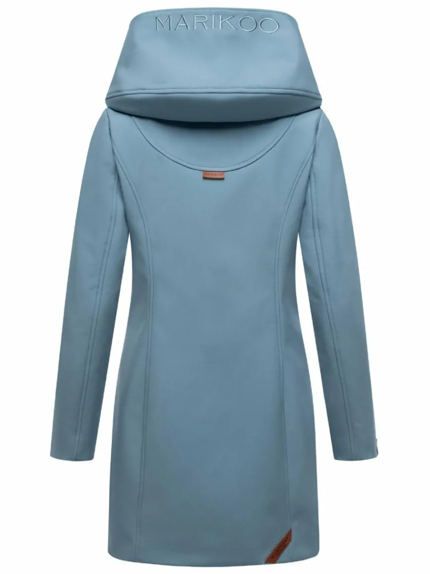Marikoo Jacken & Westen*Damen Softshellmantel - Mayleen hellblau uni