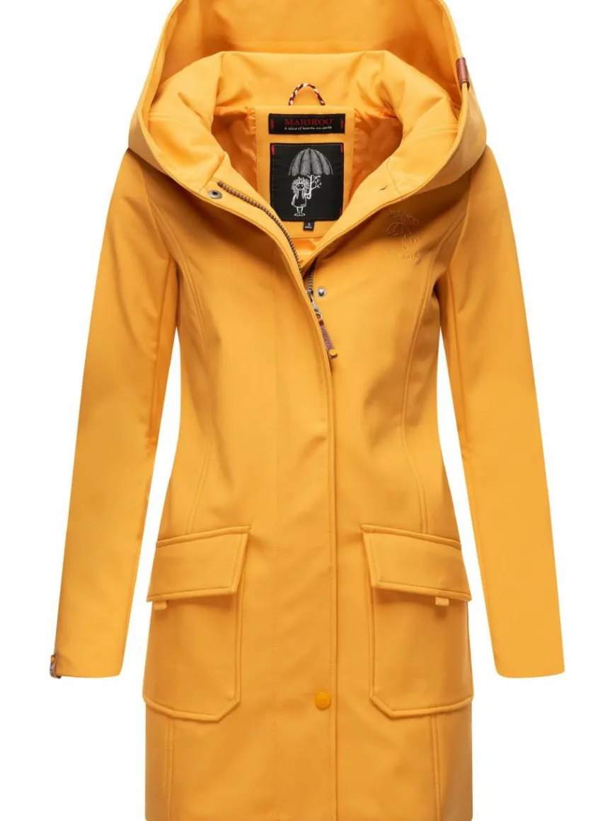 Marikoo Jacken & Westen*Damen Softshellmantel - Mayleen gelb uni