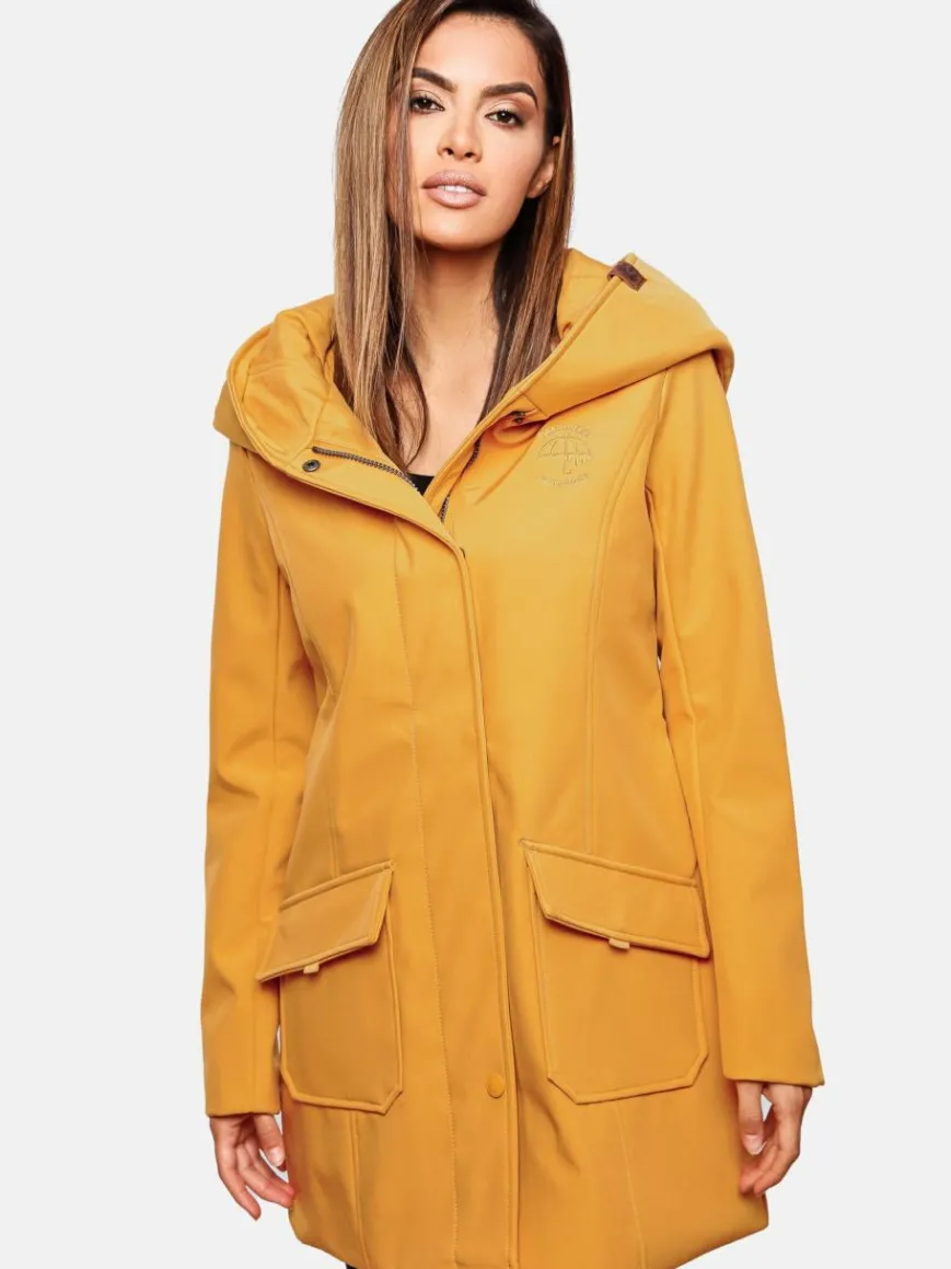 Marikoo Jacken & Westen*Damen Softshellmantel - Mayleen gelb uni